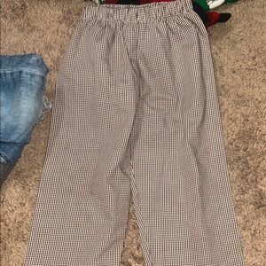 3 for $12! Kids 18mo brown and white Checkered Pants. NWOY